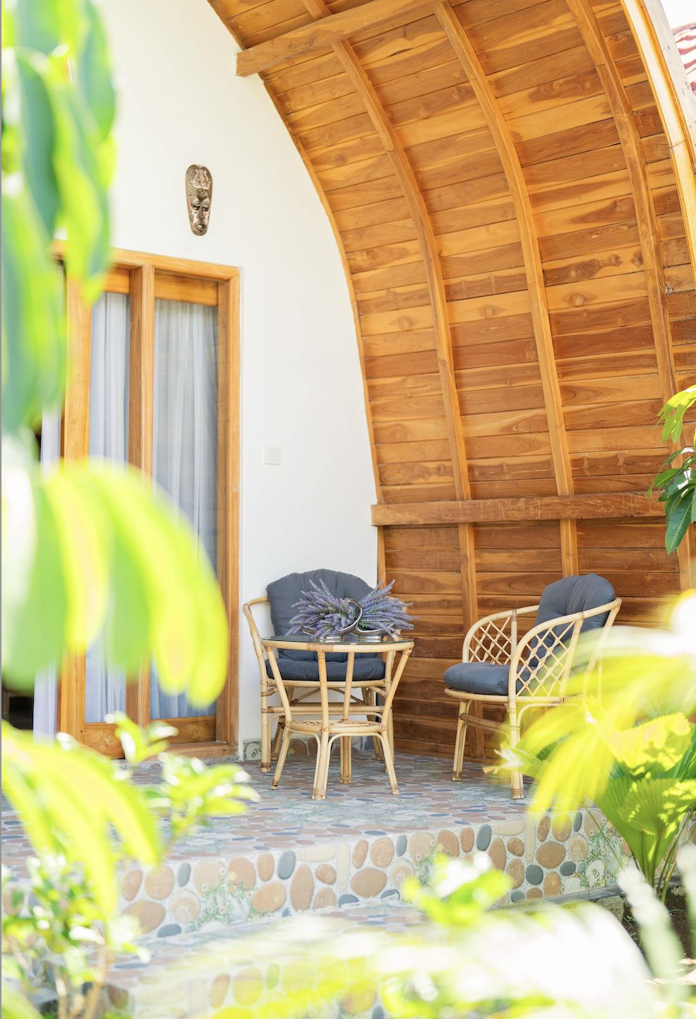 Terrace seating area